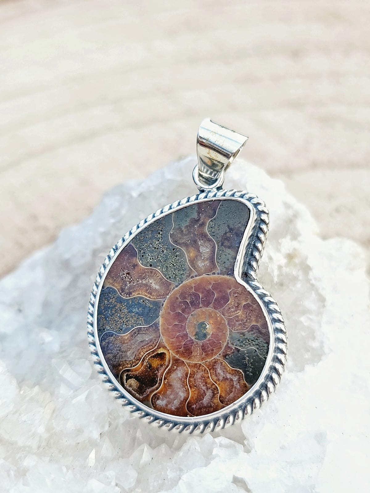 pendentif Ammonite