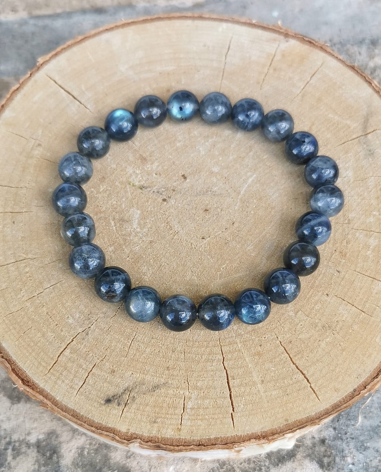 Bracelet Labradorite 8mm AA+