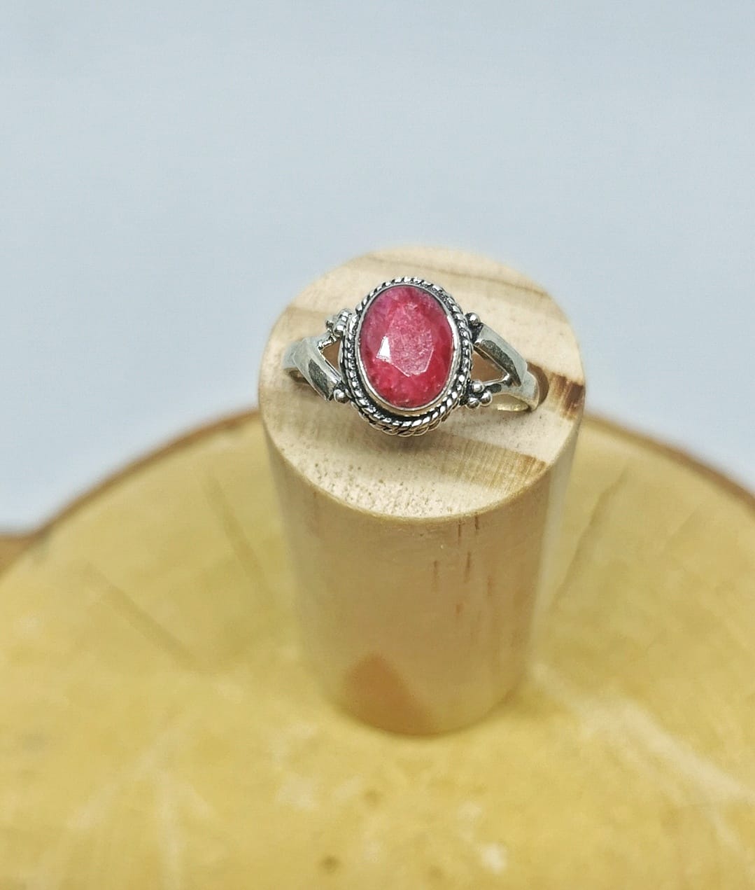 Bague Rubis argent 925