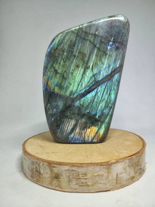 Bloc de labradorite extra