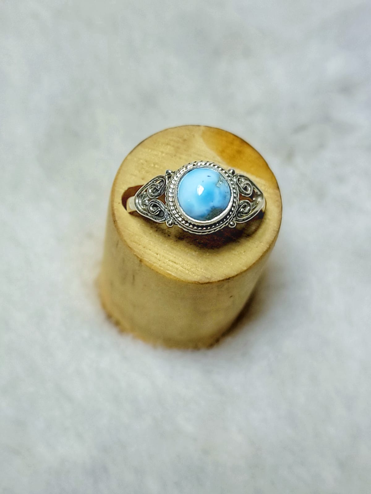 bague larimar argent 925 t55