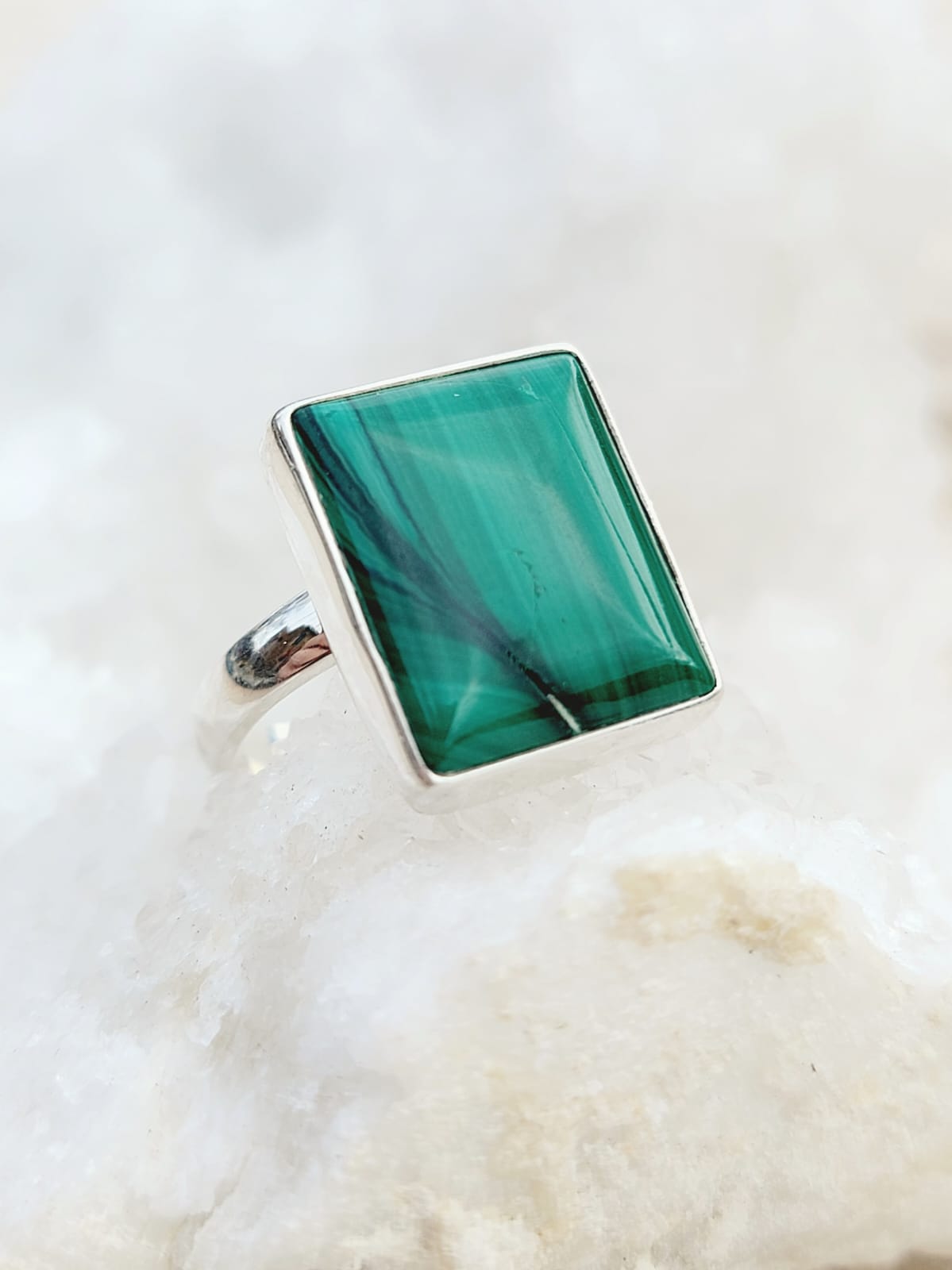 bague malachite