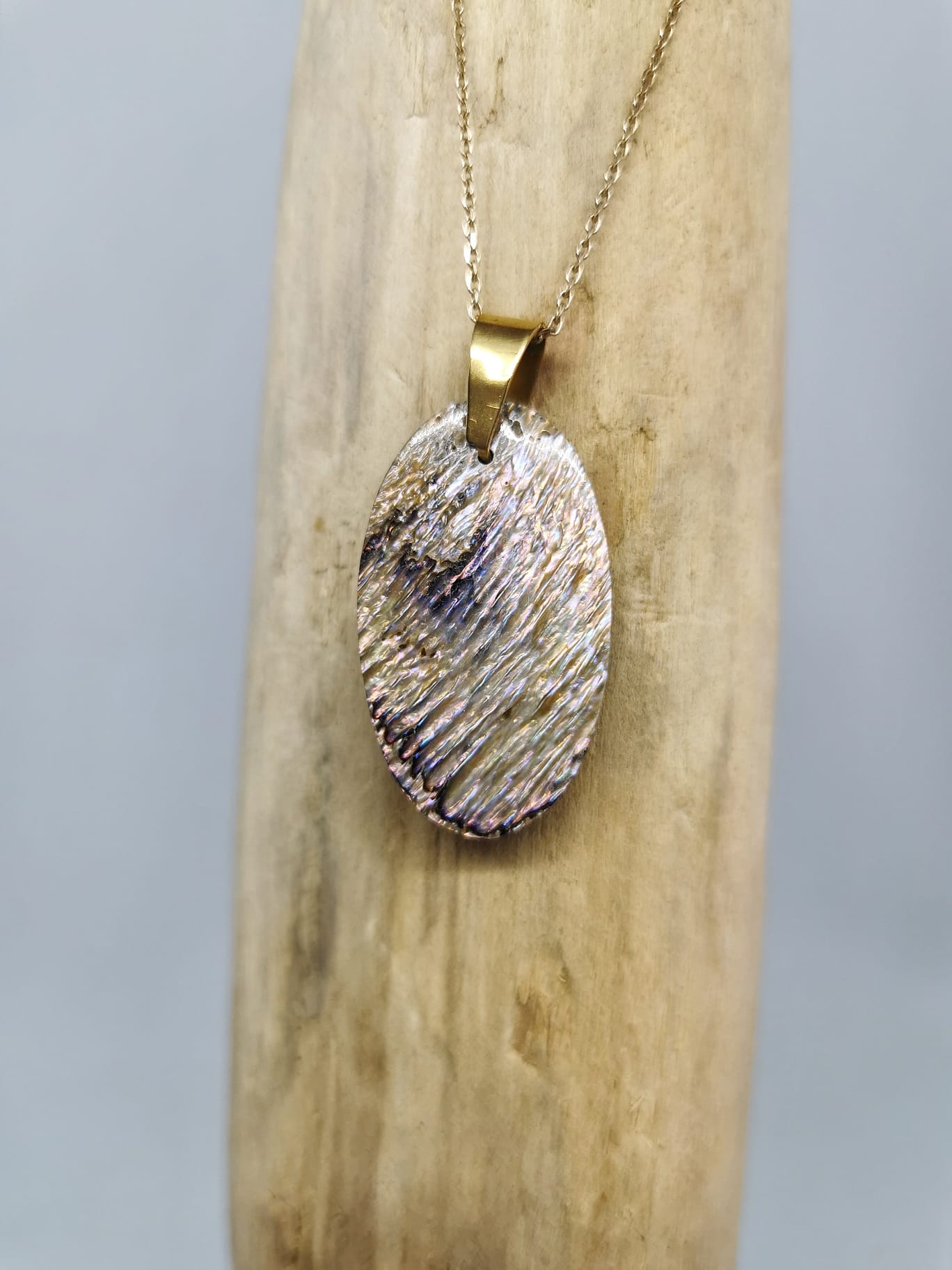 Pendentif Abalone, Nacre de Nouvelle Zélande